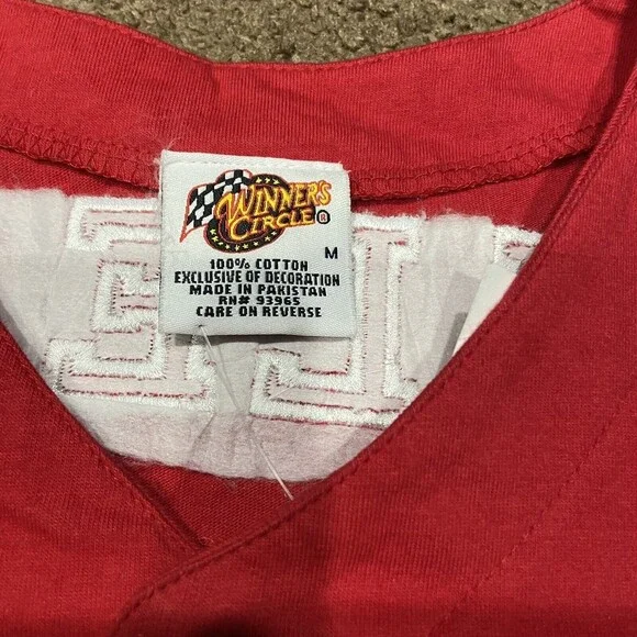 Mens Dale Earnhardt Jr Jersey #8 Budweiser Size M Red/Black New - Picture 3 of 4